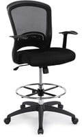 Ergonomic Mid-Back Mesh Adjustable Drafting Chair
