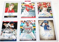 (12) Autographed Baseball Cards