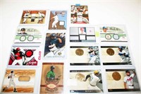 (14) Game Patch/Bat Baseball Cards - Jones, Salmon