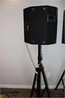 Phonic stage speaker with stand