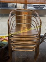 Patio chairs, Qty X 4