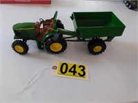 John Deere Tractor and Cart