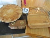 Wooden Tray, Cutting Boards, Coasters & Misc.