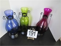 Set of (3) Candle Holders