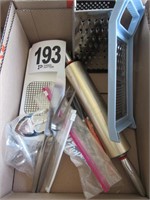 Rolling Pin, Grater, Carving Set & Misc.