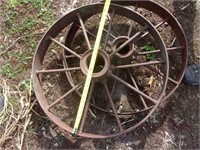 2  - 27in Iron wheels