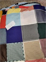 9 patch quilt top  see photo for colors
