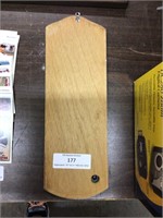 Modern Appliance Thermometer on Wood Plaque