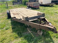 21' X 6' 6" - FARM TRAILER - DOUBLE AXLE - BILL