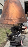 Metal/Bronze Duck Lamp