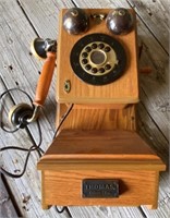Thomas Modern Oak Wall Phone