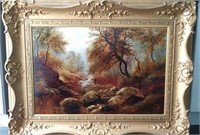 William Mellor Antique Oil Painting