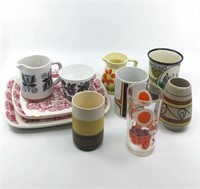 Collection of Mid-century Ceramics and Glass