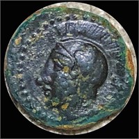 413-405 BC Kamarina Sicily Ancient Coin LIGHT CIRC