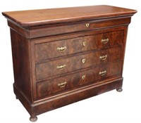 FRENCH LOUIS PHILIPPE PERIOD MAHOGANY COMMODE