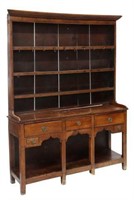 ENGLISH OAK WELSH DRESSER KITCHEN CUPBOARD