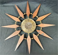 Mid century modern Elgin clock (untested)