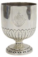 ENGLISH GEORGE III STERLING SILVER GOBLET CHALICE