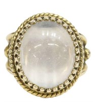 ESTATE 14KT YELLOW GOLD CABOCHON RING