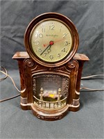 Vintage master crafters fireplace clock