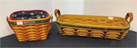 Two Longaberger inaugural baskets, smaller