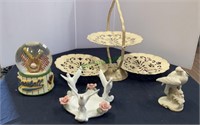 Mixed lot - decorative ceramics, birds, vintage