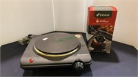 Mixed lot - Elite gourmet hot plate and an iGrill