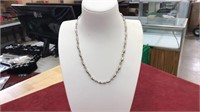 Sterling silver 18in necklace