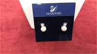 Pair of Swarovski earrings