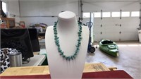 16in turquoise necklace