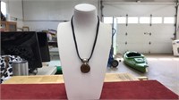 Necklace w sterling clasp and pendant