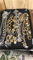 Tray lot of assorted jewelry