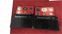 Pair of 1974 proof sets