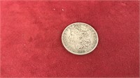 1883 Morgan silver dollar