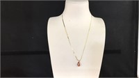 18in 14k yellow gold necklace with pendant