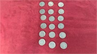 Collection of 18 buffalo nickels-assorted dates
