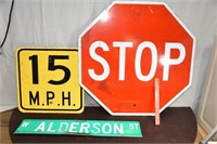 DECOMMISIONED ROAD SIGNS ! -CSE-BK