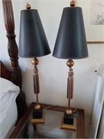 PAIR OF VINTAGE MATCHING TABLE LAMPS