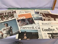 Cal Ripken Orioles newspaper lot