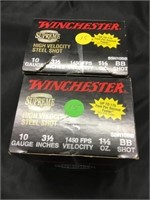 50 rounds Winchester 10 gauge 3 ½" BB Shot