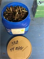 380 Count 44 Mag Once Fired Cases