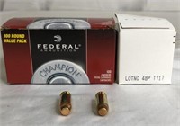 Federal 40 S&W 180 gr FMJ 32 rounds