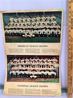 1953 World Series orig. adv. Yankees Dodgers
