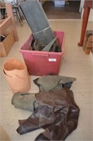 ASSORTED LEATHER PIECES