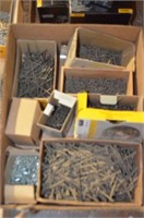 ASSORTMENT OF LONG SCREWS, SOME SMALL