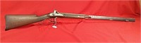 Antique E Mosley London black powder rifle gun,