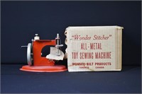 Vintage Wonder Stitcher Toy Sewing Machine