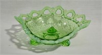 Early Pressed Glass Footed Bowl
