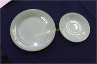 FIRE KING JADEITE PLATE AND SAUCER
