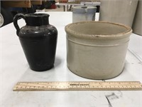 Stoneware Jug and Crock
